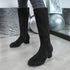 DAMEN MID-CALF STIEFEL – KOMFORTABEL MIT WINTER-PLÜSCHFUTTER – PERFEKT FÜR PARTYS